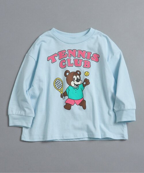 BREEZE（ブリーズ）の「【WEB限定】イロイログラフィックTシャツ（Tシャツ/カットソー・キッズ・グレー/エメラルド/オフホワイト/ライム/ピンク/グリーン/サックスブルー/パープル/ネイビー/チャコール/ベージュ・100/90/140/130/120/110/150）」の9枚目の写真