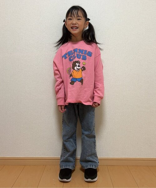 BREEZE（ブリーズ）の「【WEB限定】イロイログラフィックTシャツ（Tシャツ/カットソー・キッズ・グレー/エメラルド/オフホワイト/ライム/ピンク/グリーン/サックスブルー/パープル/ネイビー/チャコール/ベージュ・100/90/140/130/120/110/150）」の12枚目の写真