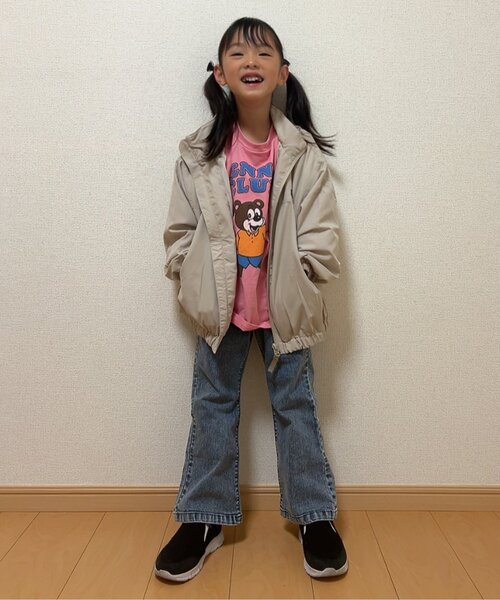 BREEZE（ブリーズ）の「【WEB限定】イロイログラフィックTシャツ（Tシャツ/カットソー・キッズ・グレー/エメラルド/オフホワイト/ライム/ピンク/グリーン/サックスブルー/パープル/ネイビー/チャコール/ベージュ・100/90/140/130/120/110/150）」の13枚目の写真