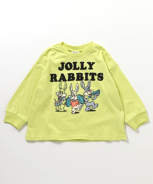 BREEZE（ブリーズ）の「【WEB限定】イロイログラフィックTシャツ（Tシャツ/カットソー・キッズ・グレー/エメラルド/オフホワイト/ライム/ピンク/グリーン/サックスブルー/パープル/ネイビー/チャコール/ベージュ・100/90/140/130/120/110/150）」の19枚目の写真