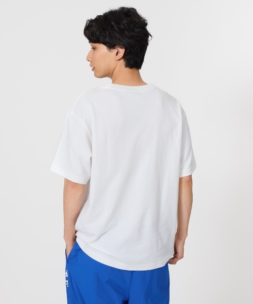 le coq sportif（ルコックスポルティフ）の「【le coq sportif/ルコック】 フットボールインスパイア カレッジ風ロゴTシャツ【ひんやり接触冷感】（Tシャツ/カットソー・メンズ・ホワイト/グリーン/オレンジ/ネイビー・XL/L/M/XXL）」の5枚目の写真