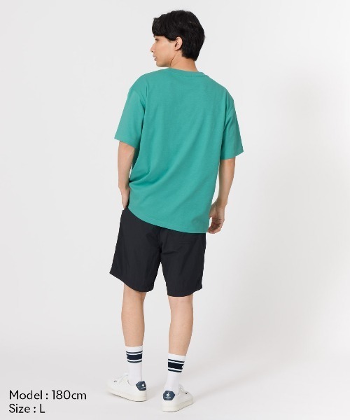 le coq sportif（ルコックスポルティフ）の「【le coq sportif/ルコック】 フットボールインスパイア カレッジ風ロゴTシャツ【ひんやり接触冷感】（Tシャツ/カットソー・メンズ・ホワイト/グリーン/オレンジ/ネイビー・XL/L/M/XXL）」の12枚目の写真