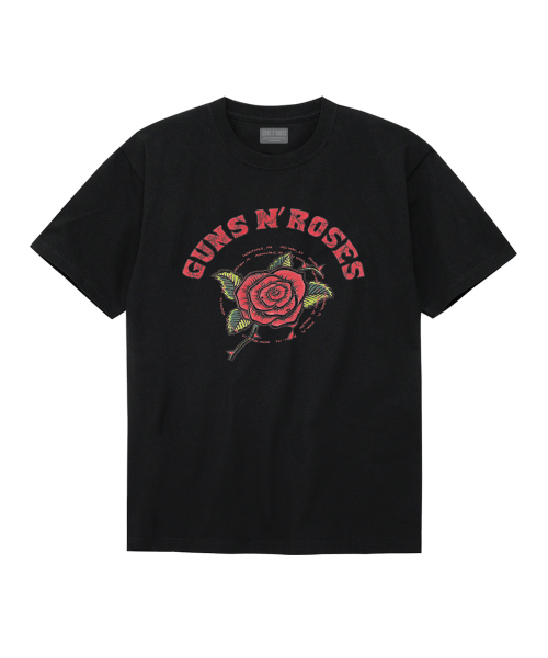 Bravado(ブラヴァド)の「GNR Red Rose BK (BRENT2360)(Tシャツ/カットソー・メンズ・その他・M/L/XL/XXL)」の4枚目の写真