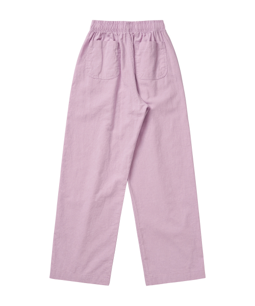 COTTON BELL(コットンベル)の「リネンバンディングパンツ - ラベンダー(その他パンツ・レディース・その他・FREE)」の2枚目の写真