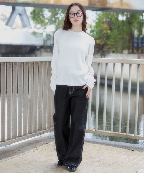WEGO(ウィゴー)の「WEGO/【26年春夏新作】ワッフルT(LS)(Tシャツ/カットソー・メンズ・ブラック系その他/ホワイト・MEDIUM/LARGE)」の6枚目の写真