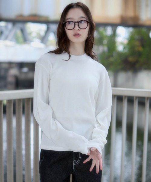 WEGO(ウィゴー)の「WEGO/【26年春夏新作】ワッフルT(LS)(Tシャツ/カットソー・メンズ・ブラック系その他/ホワイト・MEDIUM/LARGE)」の19枚目の写真