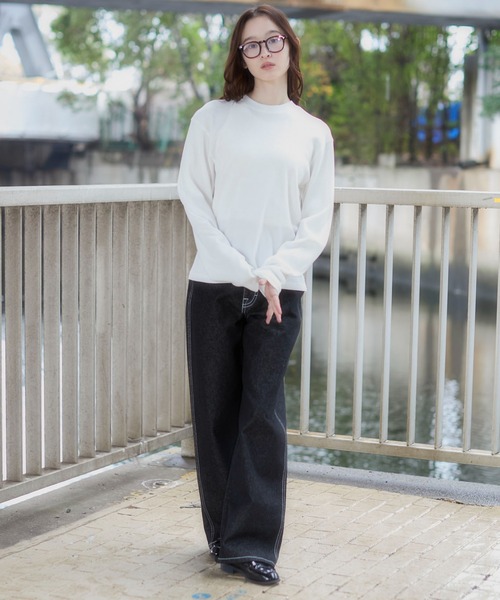 WEGO(ウィゴー)の「WEGO/【26年春夏新作】ワッフルT(LS)(Tシャツ/カットソー・メンズ・ブラック系その他/ホワイト・MEDIUM/LARGE)」の22枚目の写真