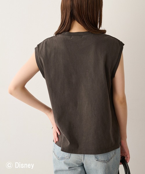 GOOD ROCK SPEED(グッドロックスピード)の「【GOOD ROCK SPEED】Disney / Mickey Mouse ミッキーマウス / ノースリーブTシャツ(タンクトップ・レディース・インディゴブルー/ブラウン/チャコールグレー・FREE)」の13枚目の写真