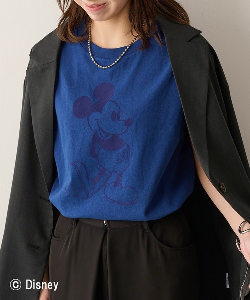 GOOD ROCK SPEED(グッドロックスピード)の「【GOOD ROCK SPEED】Disney / Mickey Mouse ミッキーマウス / ノースリーブTシャツ(タンクトップ・レディース・インディゴブルー/ブラウン/チャコールグレー・FREE)」の7枚目の写真