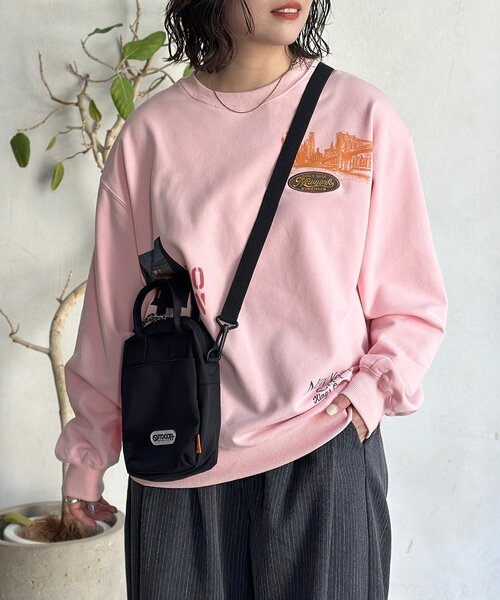 CPCM（シーピーシーエム）の「落書き風ロンT（Tシャツ/カットソー・メンズ・ホワイト/ピンク/グレー・MEDIUM/LARGE）」の19枚目の写真