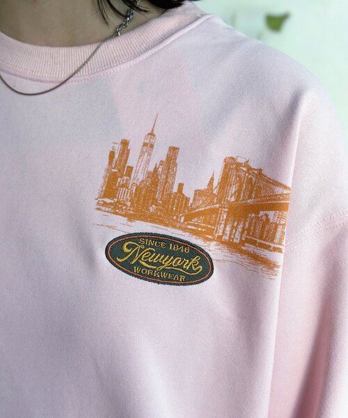 CPCM（シーピーシーエム）の「落書き風ロンT（Tシャツ/カットソー・メンズ・ホワイト/ピンク/グレー・MEDIUM/LARGE）」の21枚目の写真