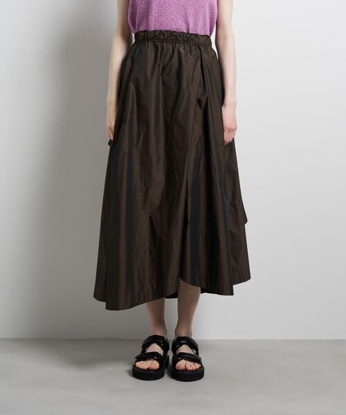 LANVIN en Bleu（ランバンオンブルー）の「メモリータフタ2WAYスカート（スカート・レディース・グレー/ブラック/ブラウン・36/38）」の7枚目の写真