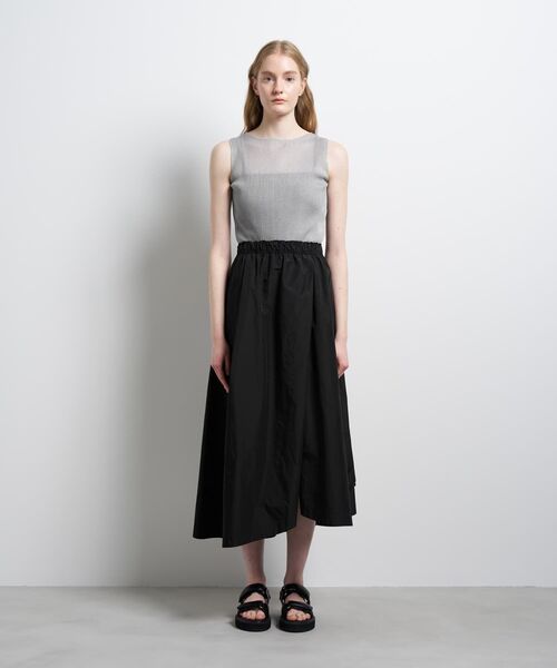 LANVIN en Bleu（ランバンオンブルー）の「メモリータフタ2WAYスカート（スカート・レディース・グレー/ブラック/ブラウン・36/38）」の20枚目の写真