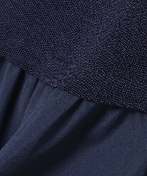 BEAMS HEART（ビームスハート）の「異素材 ペプラムニット ワンピース（セットアイテム）（ワンピース・レディース・ブラウン/ネイビー/その他・FREE）」の14枚目の写真