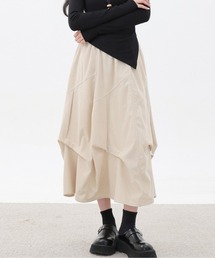 CHUL（チュル）の「アシンメトリー ティアード ロングスカート（スカート）」