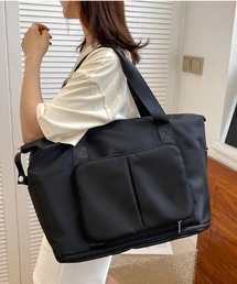 pyornim（ピョルニム）の「【26年春夏新作】【大容量】【拡張可能】折りたたみナイロンキャリーオントラベルバッグ（ボストンバッグ）」