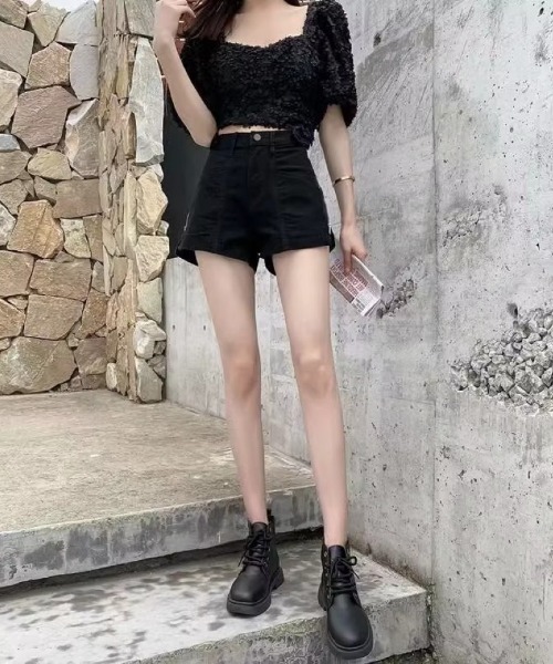 Ritzy(リッツィー)の「サイドジッパーショートパンツ(その他パンツ・レディース・ブラック/ベージュ・L/M)」の18枚目の写真