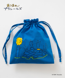 and D. petit main（アンドディープティマイン）の「【あつまれ！プラレールズ】巾着ポーチ（ポーチ）」