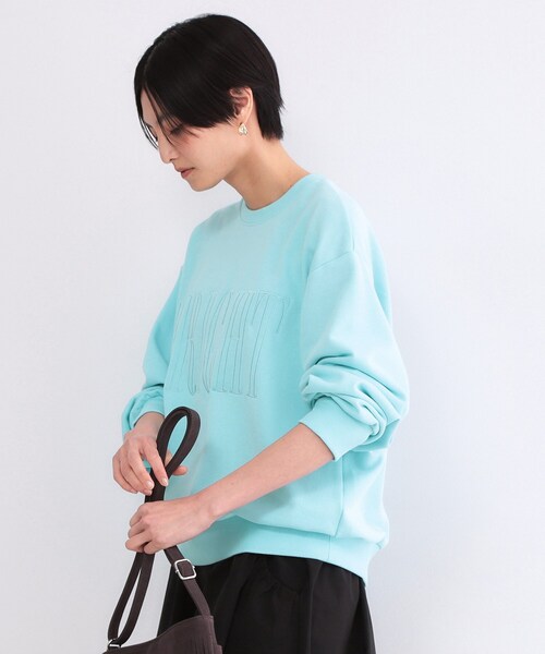 新品タグ付き❣️グッド グリーフCREWNECKNO SLEEVETOP ネイビー ナガスギルイヌ｜裏起毛スウェット｜ユニセックス｜グラニフ(graniph
