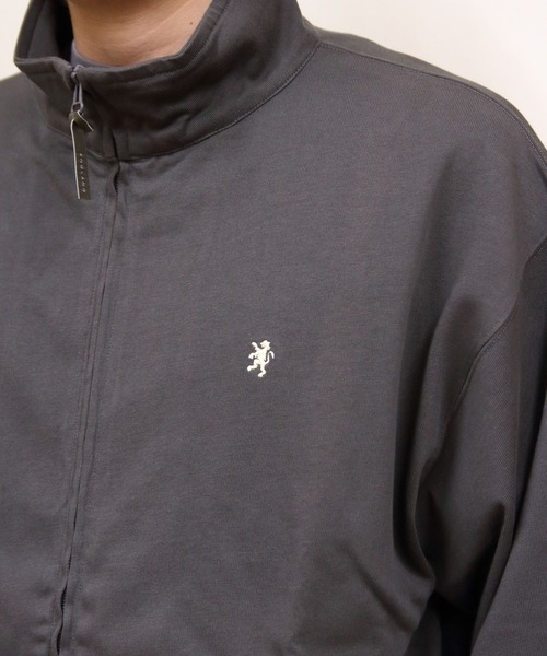 GYMPHLEX（ジムフレックス）の「Gymphlex/ジムフレックス　ジップアップジャージー　ZIP UP JERSEY　GY-C0538 DDH（パーカー・メンズ・チャコールグレー/アイボリー・M/L）」の3枚目の写真