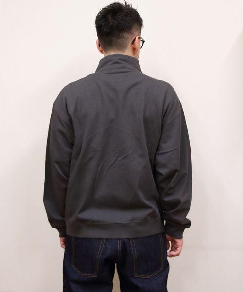 GYMPHLEX（ジムフレックス）の「Gymphlex/ジムフレックス　ジップアップジャージー　ZIP UP JERSEY　GY-C0538 DDH（パーカー・メンズ・チャコールグレー/アイボリー・M/L）」の6枚目の写真