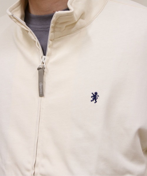 GYMPHLEX（ジムフレックス）の「Gymphlex/ジムフレックス　ジップアップジャージー　ZIP UP JERSEY　GY-C0538 DDH（パーカー・メンズ・チャコールグレー/アイボリー・M/L）」の7枚目の写真