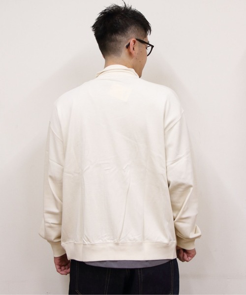 GYMPHLEX（ジムフレックス）の「Gymphlex/ジムフレックス　ジップアップジャージー　ZIP UP JERSEY　GY-C0538 DDH（パーカー・メンズ・チャコールグレー/アイボリー・M/L）」の11枚目の写真