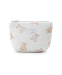 gelato pique（ジェラートピケ）の「【WhiteDay】ベア総柄ティッシュポーチ（ポーチ）」