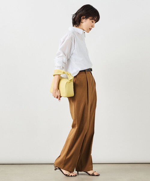 NOLLEY’S（ノーリーズ）の「ウォッシャブルベーシックシャツ（シャツ/ブラウス・レディース・サックスブルー/ブルー系その他7/ホワイト系その他4・38）」の9枚目の写真