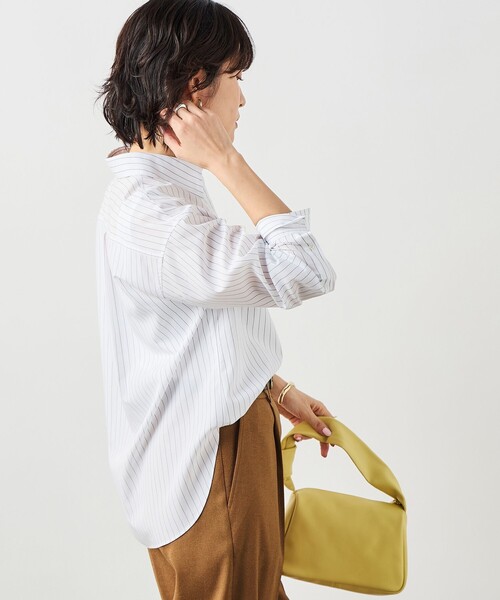 NOLLEY’S（ノーリーズ）の「ウォッシャブルベーシックシャツ（シャツ/ブラウス・レディース・サックスブルー/ブルー系その他7/ホワイト系その他4・38）」の13枚目の写真