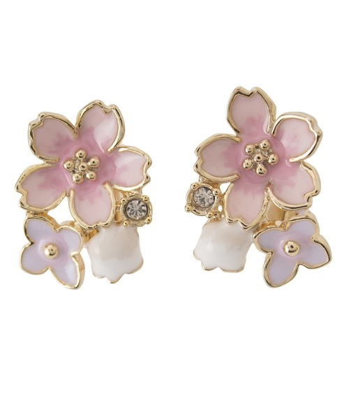 LANVIN en Bleu(ランバンオンブルー)の「桜 イヤリング(イヤリング・レディース・ピンク・ONE SIZE)」の1枚目の写真