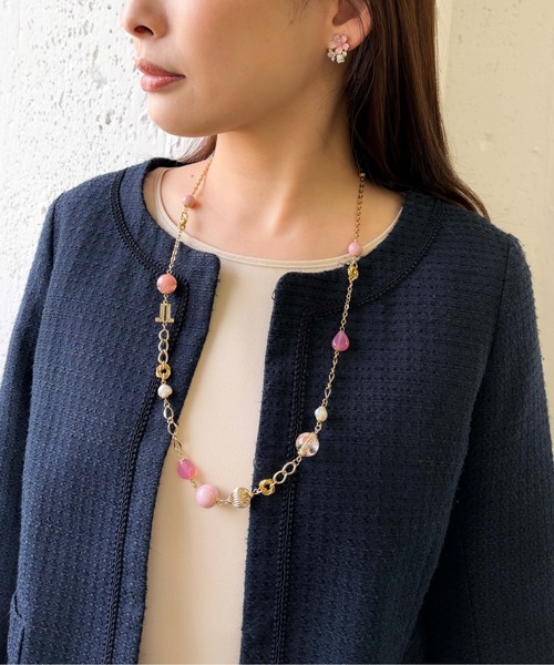 LANVIN en Bleu(ランバンオンブルー)の「桜 イヤリング(イヤリング・レディース・ピンク・ONE SIZE)」の6枚目の写真