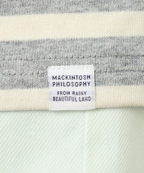 MACKINTOSH PHILOSOPHY（ﾏｯｷﾝﾄｯｼｭ ﾌｨﾛｿﾌｨｰ）の「【GREY LABEL】バスクボーダーカットソー（Tシャツ/カットソー・レディース・ブラック/グレー系その他2/レッド系その他・6/2）」の10枚目の写真
