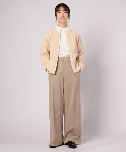 Arnold Palmer(アーノルドパーマー)の「ZIPUP ニットカーディガン(カーディガン/ボレロ・レディース・アイボリー/ピンク/ブラック・L/M/S)」の7枚目の写真