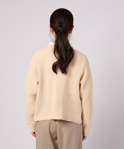 Arnold Palmer(アーノルドパーマー)の「ZIPUP ニットカーディガン(カーディガン/ボレロ・レディース・アイボリー/ピンク/ブラック・L/M/S)」の19枚目の写真