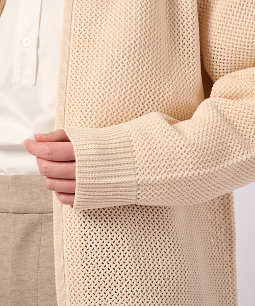 Arnold Palmer(アーノルドパーマー)の「ZIPUP ニットカーディガン(カーディガン/ボレロ・レディース・アイボリー/ピンク/ブラック・L/M/S)」の10枚目の写真