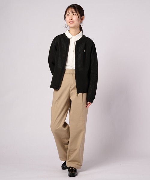 Arnold Palmer(アーノルドパーマー)の「ZIPUP ニットカーディガン(カーディガン/ボレロ・レディース・アイボリー/ピンク/ブラック・L/M/S)」の15枚目の写真