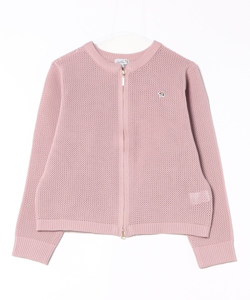 Arnold Palmer(アーノルドパーマー)の「ZIPUP ニットカーディガン(カーディガン/ボレロ・レディース・アイボリー/ピンク/ブラック・L/M/S)」の8枚目の写真