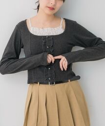 ems excite | レースドッキングCT(Tシャツ/カットソー)