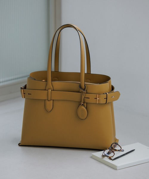 E'POR(エポール)の「【E'POR】A BAG Large/A4対応・通勤・26AW(トートバッグ・レディース・ブラック/ベージュ/マスタード/チャコールグレー・FREE)」の4枚目の写真