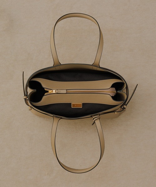 E'POR（エポール）の「【E'POR】A BAG Large/A4対応・通勤（トートバッグ・レディース・ブラック/ベージュ・FREE）」の9枚目の写真