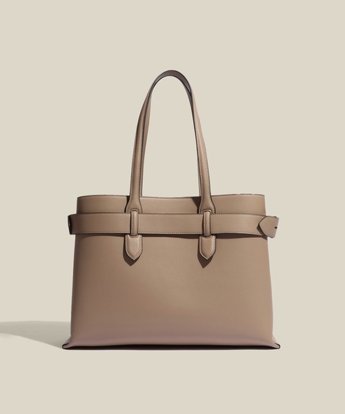 E'POR（エポール）の「【E'POR】A BAG Large/A4対応・通勤（トートバッグ・レディース・ブラック/ベージュ・FREE）」の15枚目の写真