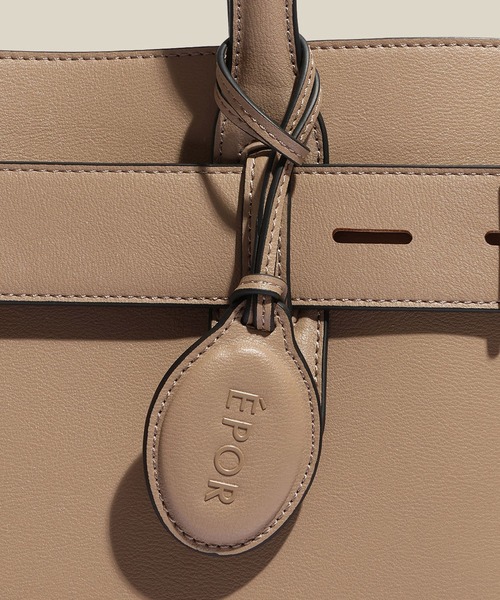 E'POR（エポール）の「【E'POR】A BAG Large/A4対応・通勤（トートバッグ・レディース・ブラック/ベージュ・FREE）」の17枚目の写真