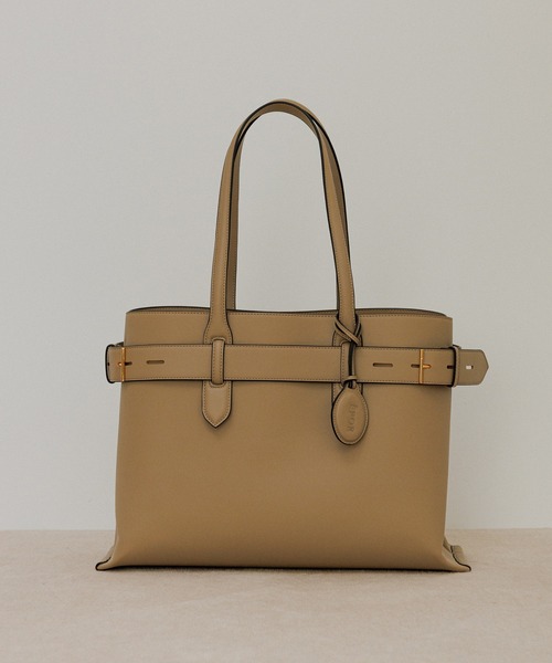 E'POR（エポール）の「【E'POR】A BAG Large/A4対応・通勤（トートバッグ・レディース・ブラック/ベージュ・FREE）」の3枚目の写真