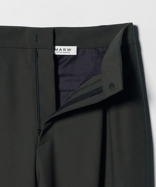 MARW UNITED ARROWS(マルゥ ユナイテッドアローズ)の「<MARW UNITED ARROWS>ジャージー タックパンツ(スラックス・レディース・ダークグレー/ブラック・34/36/38)」の17枚目の写真