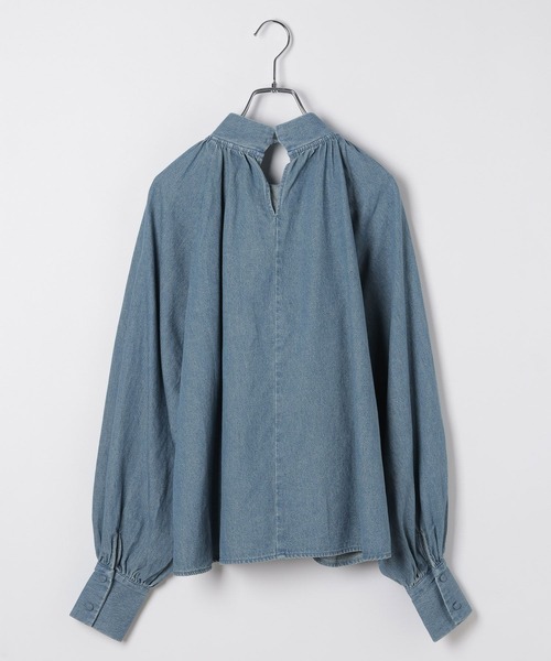 Heather(ヘザー)の「アソートボウタイブラウス 659577(シャツ/ブラウス・レディース・オフホワイト/ホワイト系その他/ブルー・FREE)」の19枚目の写真