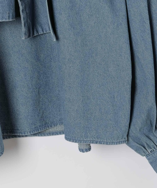 Heather(ヘザー)の「アソートボウタイブラウス 659577(シャツ/ブラウス・レディース・オフホワイト/ホワイト系その他/ブルー・FREE)」の21枚目の写真