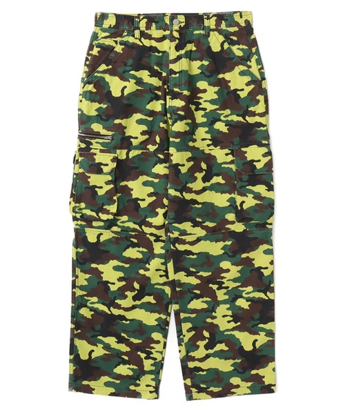 atmos（アトモス）の「atmos Back Satin Cargo Pants / アトモス サテン カーゴ パンツ（その他パンツ・メンズ・グレー系カモフラージュ/ブラック/グリーン系カモフラージュ・XL/L/M）」の3枚目の写真