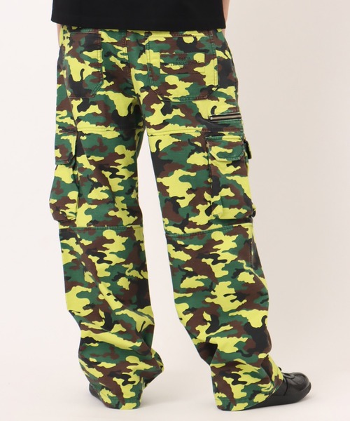 atmos（アトモス）の「atmos Back Satin Cargo Pants / アトモス サテン カーゴ パンツ（その他パンツ・メンズ・グレー系カモフラージュ/ブラック/グリーン系カモフラージュ・XL/L/M）」の20枚目の写真