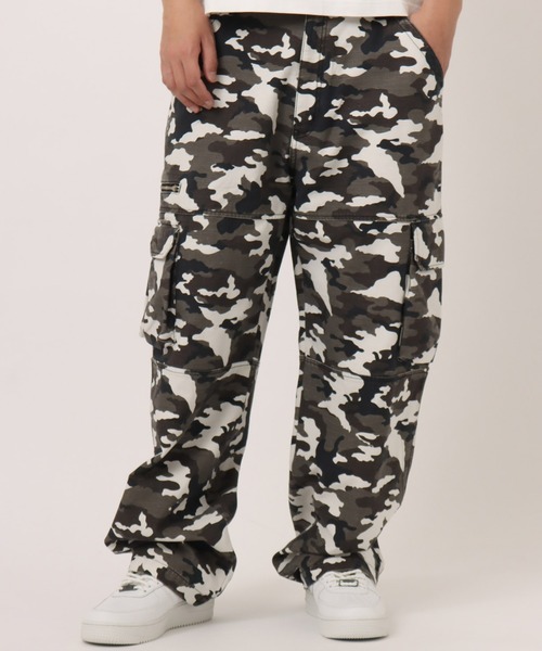 atmos（アトモス）の「atmos Back Satin Cargo Pants / アトモス サテン カーゴ パンツ（その他パンツ・メンズ・グレー系カモフラージュ/ブラック/グリーン系カモフラージュ・XL/L/M）」の22枚目の写真